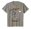 Funny Halloween Skeleton Sports Boys Costume Baseball Skeleton Spooky Boys Halloween Baseball Player T-Shirt - size chart