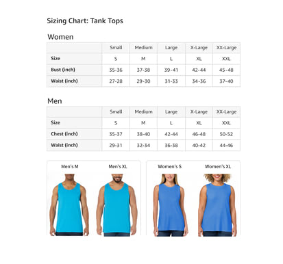 Hobbytees Spider Web Halloween Orange Black Tank Top - size chart