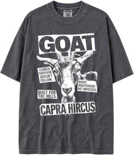 BABATEES U.S.A. MAX-Heavyweight Punk Rock Animals Shaka Wear Oversized 7.5oz Cotton Tshirt - size chart
