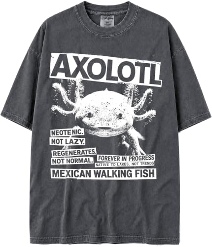 BABATEES U.S.A. MAX-Heavyweight Punk Rock Animals Shaka Wear Oversized 7.5oz Cotton Tshirt - size chart