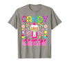 Candy Land Candy Crew Party Halloween Costumes T-Shirt - size chart