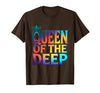 Mademark Queen of the Deep Shark Women Design T-Shirt - size chart