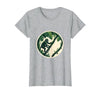 Mademark Monkey Hanging From Jungle Vine Illustration T-Shirt - Women - size chart