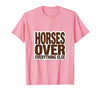 Mademark Horses Over Everything Equestrian Design T-Shirt - Men - size chart
