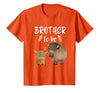 Cute Animal Buffalo Baby Shower For Brother To Be Brother to Be Buffalo Baby Shower Bison for Boy Or Girl T-Shirt - size