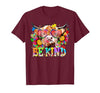 Be Kind Highland Cow Autism Awareness Sped Teacher Be Kind Highland Cow Autism Awareness Inspirational Teacher T-Shirt -
