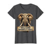 Mademark Wild and Wrinkly Vibes Elephant Graphic Design T-Shirt - Women - size chart