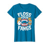 Spooky Dental Office Halloween Dental Crew Ghost Floss Your Fangs Dental Halloween Shirt Dentist Halloween T-Shirt - size