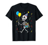 Halloween Tees for Women Men Kids Skeleton Birthday Halloween Costume Boys Teens Girls Kids T-Shirt - size chart