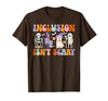 Halloween Applied Behavior Analysis Ghost Groovy Spooky ABA Therapist Halloween Groovy ABA Therapy T-Shirt - size chart