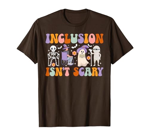 Halloween Applied Behavior Analysis Ghost Groovy Spooky ABA Therapist Halloween Groovy ABA Therapy T-Shirt - size chart