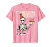 Halloween Shirts For Women Men Kids Boys Girls Its Halloween Yes My Birthday Skeleton Costume Men Women Kid T-Shirt - size