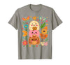 Mexican Spanish Latina Halloween Season Mexican Boo Pan Dulce Spooky Season Halloween Pantasmas T-Shirt - size chart