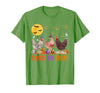 Autumn Pumpkin Chicken Halloween Chicken Farm Fall Halloween Chicken Pumpkin Chick Or Treat Spooky T-Shirt - size chart