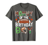Football Birthday Boy Family Matching Mommy of The Birthday Boy Game Day Football T-Shirt - size chart