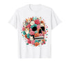 TS - SHOP - Kitty Skeleton Halloween Costume Idea Cat Skull - Kitty Skeleton Halloween Costume Idea T-Shirt - size chart