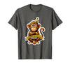 Mademark Sober Monkey Wild Life Sobriety Design T-Shirt - Men - size chart