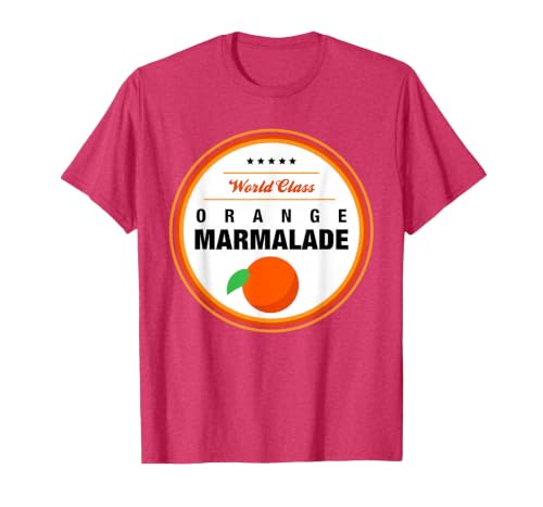 Matching Group Halloween Costume Orange Marmalade T-Shirt - size chart