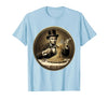 Mademark Funny Monkey Eating Spaghetti With Fork Illustration T-Shirt - Men - size chart