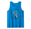 Surf Board And Palm Tree Summer Beach Tee Retro Even The Wind and The Waves Christian Bible Beach Tank Top - size chart