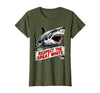 Mademark Respect the Great White Shark Graphic Design T-Shirt - size chart