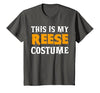Personal Lazy Halloween Costumes Reese Halloween Personalized Costume Funny T-Shirt - size chart
