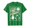 Classic Cool Candy Halloween Apparel Let's Take Candy from Strangers Retro Halloween T-Shirt - size chart