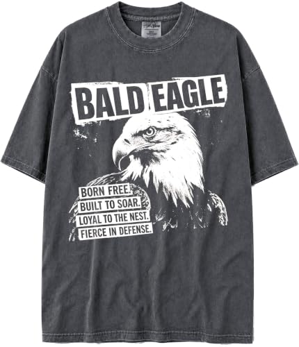 BABATEES U.S.A. MAX-Heavyweight Punk Rock Animals Shaka Wear Oversized 7.5oz Cotton Tshirt - size chart