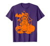 Disney Mickey & Friends Halloween Donald Duck Pumpkins T-Shirt - size chart