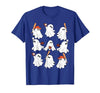 Boo Ghost Halloween Baseball Happy Halloween Baseball Lover T-Shirt - size chart