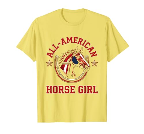 Mademark All-American Horse Girl Bold Varsity Horse Design T-Shirt - Men - size chart