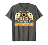 Mens Halloween Shirts For Dad Daddy Papa Men Halloween Dad of Monsters Funny Family Costume Papa Daddy T-Shirt - size chart