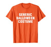 Generic Halloween Costume T-Shirt - size chart