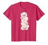 Pink Kawaii & Anime Stuff Pigs On A Pile - Cute Kawaii Anime - Pig Aesthetic Japanese T-Shirt - size chart