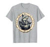 Mademark Shark Business Suit Handshake Funny Graphic T-Shirt - size chart
