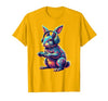 Rabbit Gaming Animal Video Games Funny Rabbit T-Shirt — design detail