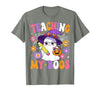 Teaching My Boos Ghost Teacher Halloween Outfits Teaching My Boos Teacher Ghost Teach Funny Halloween Teacher T-Shirt - size
