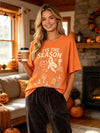 SGYHO Oversized Halloween Shirts for Women Spooky Season Pumpkin Ghost Fall Casual Tee - size chart
