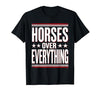 Mademark Horses Over Everything Equestrian Design T-Shirt - Men - size chart