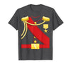 Prince Halloween Great Gift Costume Co. Prince Costume Funny Charming Prince Tee for Kids & Adult T-Shirt - size chart