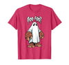 Spooky Bigfoot Sasquatch Ghost Halloween Humor Fun Boo Foot Bigfoot Ghost Sasquatch Halloween Funny Humor T-Shirt - size