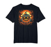 Funny Halloween Apparel Men Women Kids Pumpkin Jack o Lantern Demon Monster Scary Halloween T-Shirt - size chart