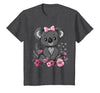 We Love Koalas - Kids Apparel Co. Koala Kawaii Koala Bear Pink Bow Flowers Girls Kids T-Shirt - size chart