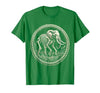 Mademark Elephant Skeleton Mid-Stride Through Tall Grass T-Shirt - Men - size chart