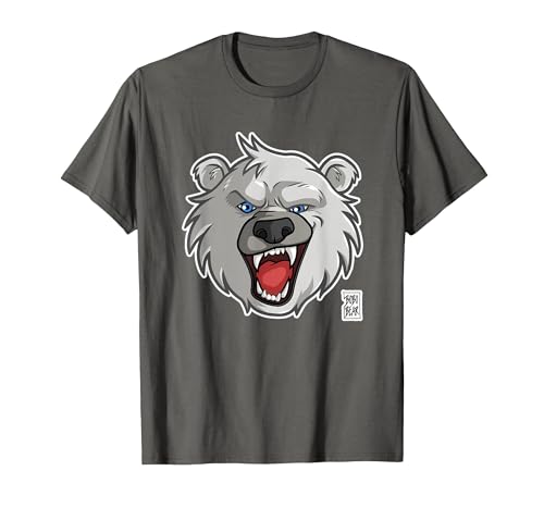 Bobo Bear Bobo Likes to Growl - Polar Bear T-Shirt - size chart