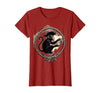 Mademark Pirate Monkey with Stolen Pocket Watch Design T-Shirt - Women - size chart
