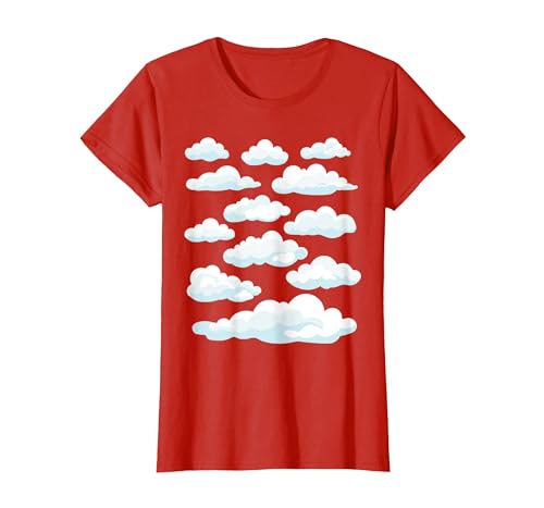 White Clouds Graphs White Clouds T-Shirt - size chart