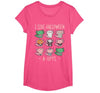 Cute Halloween Axolotl Scary Costumes Apparel Co Funny Axolotl I Like Halloween A-Lotl Axolotl Halloween T-Shirt - size chart