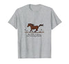 Mademark No Reins No Glory Just Horsing Around Horse Sweatshirt T-Shirt - size chart
