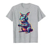 Rabbit Gaming Animal Video Games Funny Rabbit T-Shirt — design detail